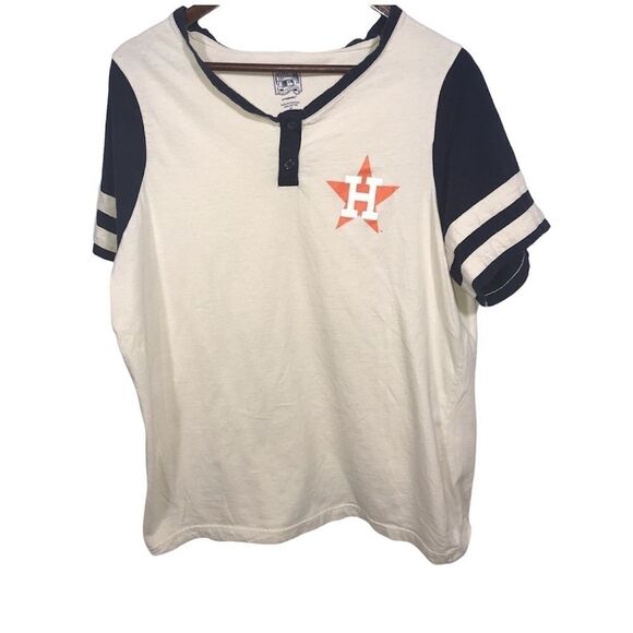 Men's Cooperstown by Majestic NFL Houston Texans Short Sleeve T-Shirt - Picture 1 of 9